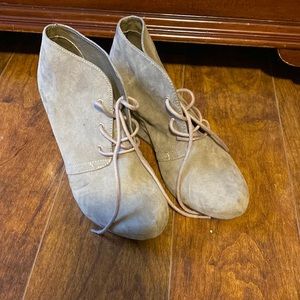 The perfect suede booties